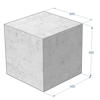 Betoonist kuubiku joonis