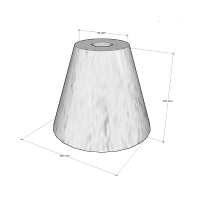 Betoonist teetõke koonus 12.4