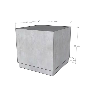 Betoonkuubik sokliga 12.25