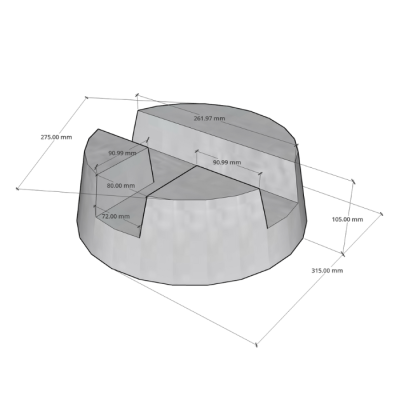 Kasvuhoone betoonist vundament 17.20
