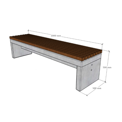 Silebetoonist pink 7.28.3 puiduga laius 2000mm